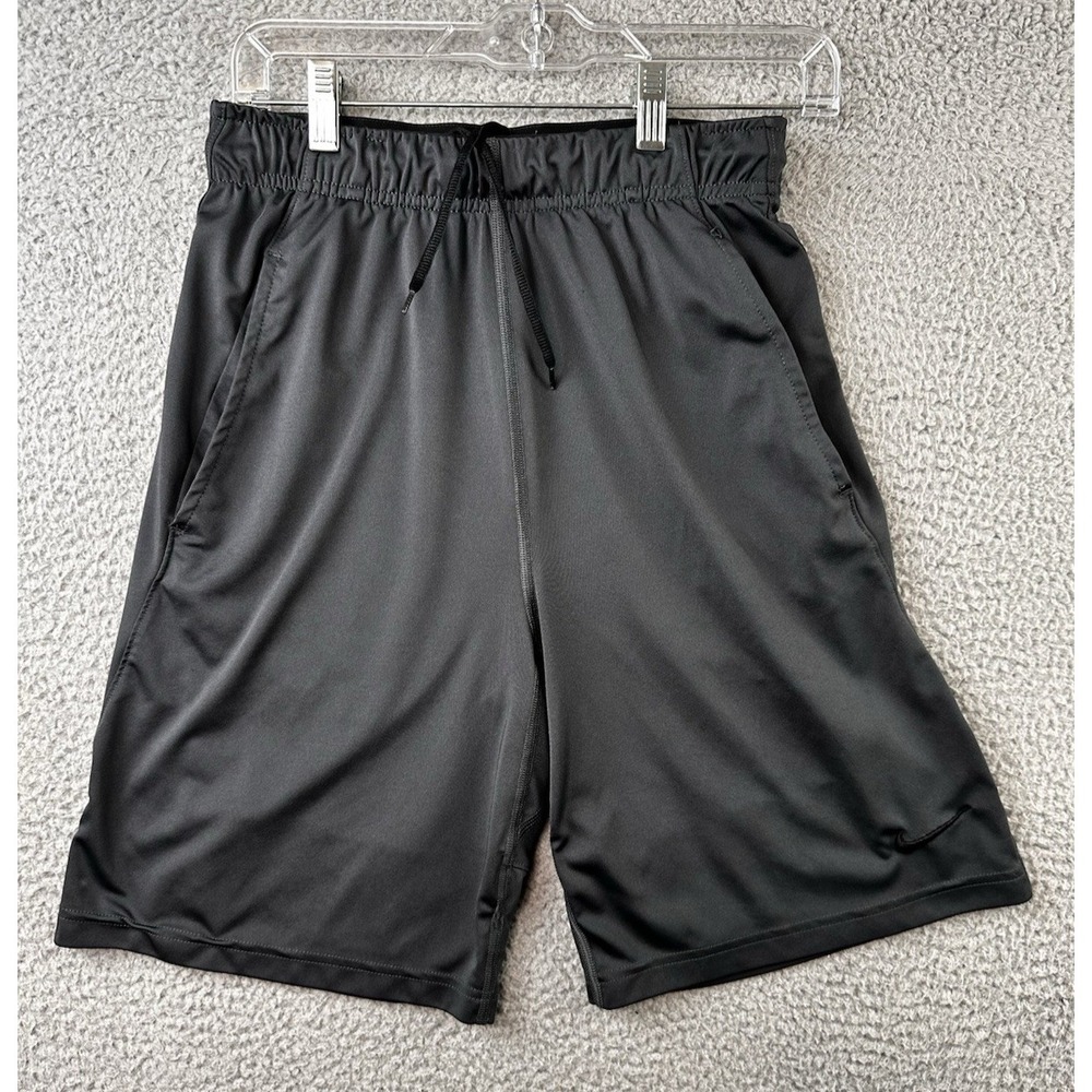 Nike Fly Dri-Fit Training Shorts Mens Small Gray 9"Pockets Athletic AH7933-060